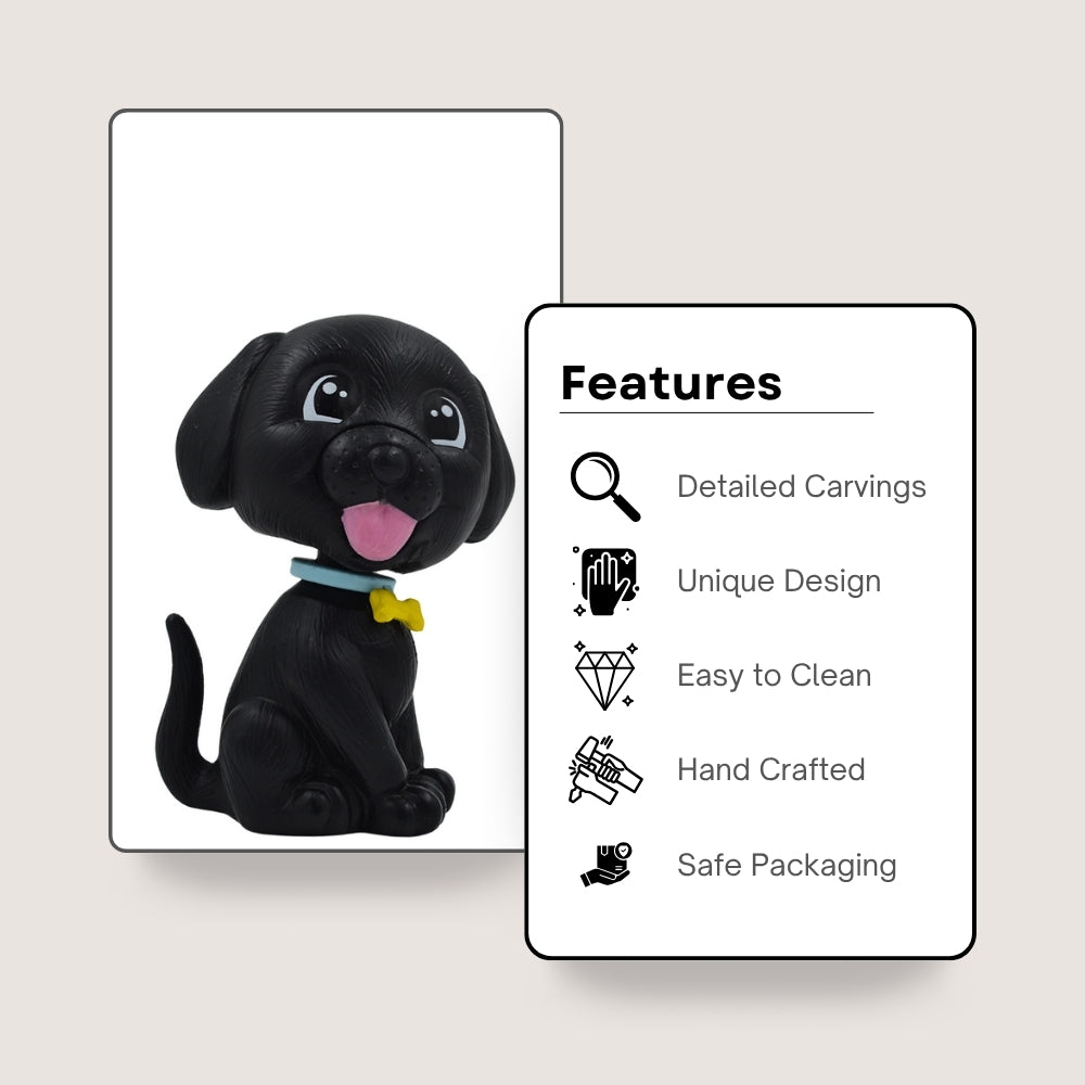 BOBBLEHEAD - DOG – Black
