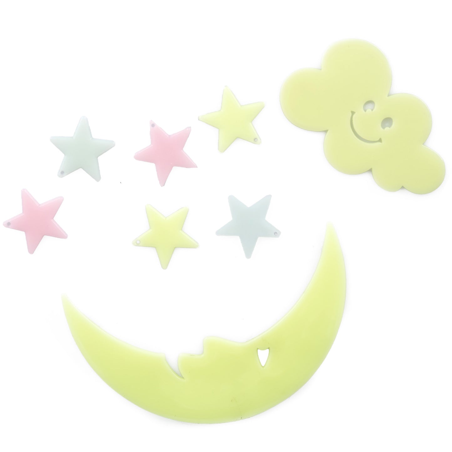 Glow In The Dark - Smiling Cloud & Smiling Moon