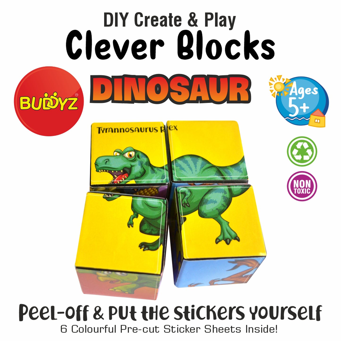 Clever Blocks - Dinosaur