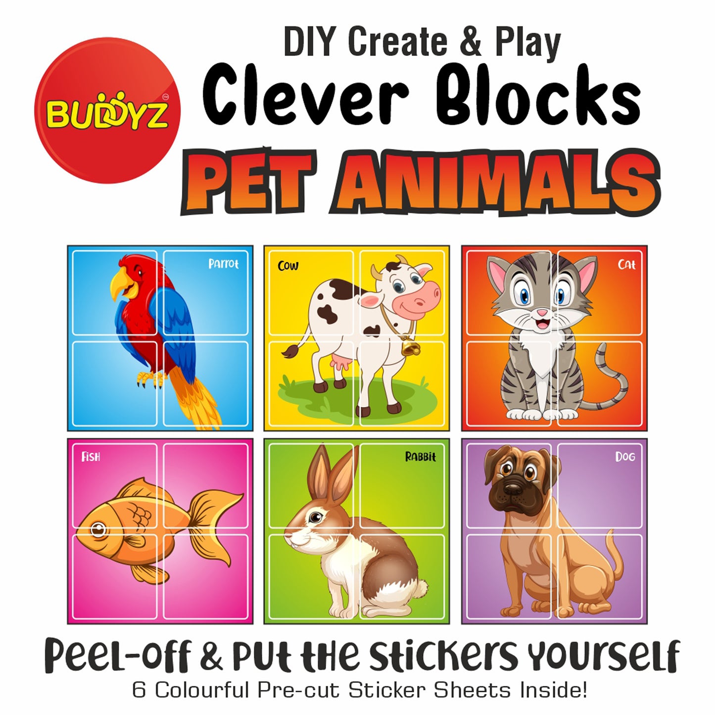 Clever Blocks - Pet Animals
