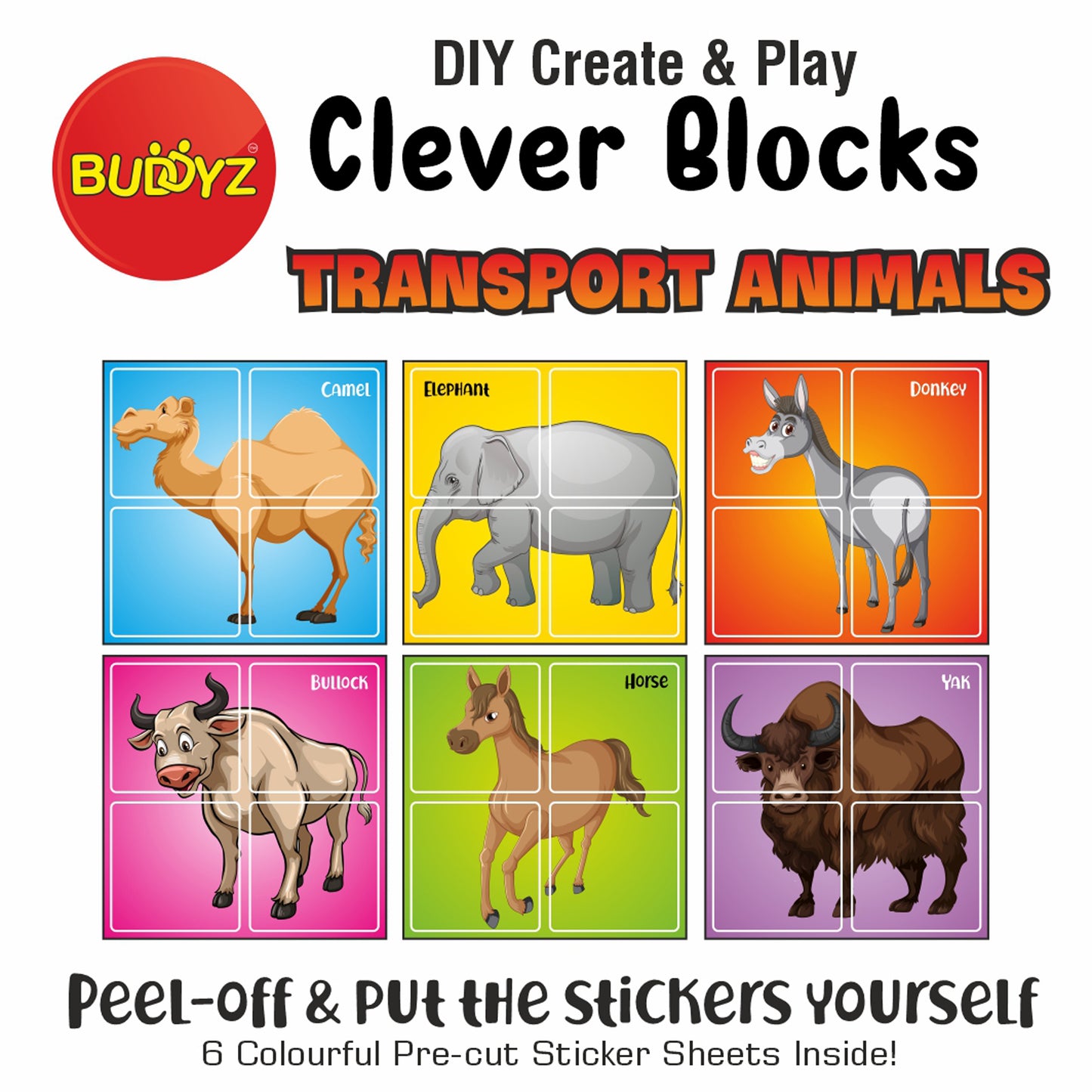 Clever Blocks - Transport Animals