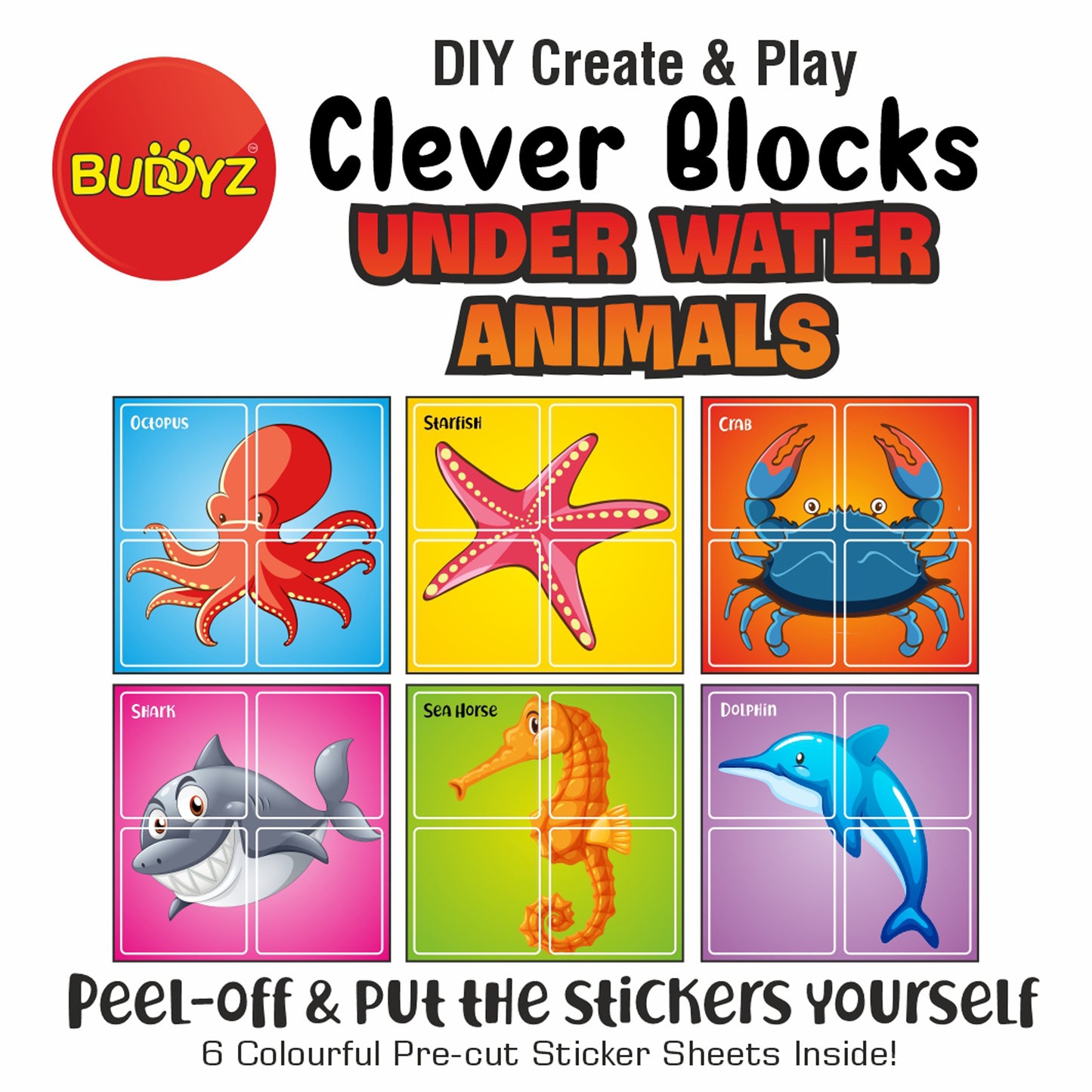 Clever Blocks - Under Water Animals