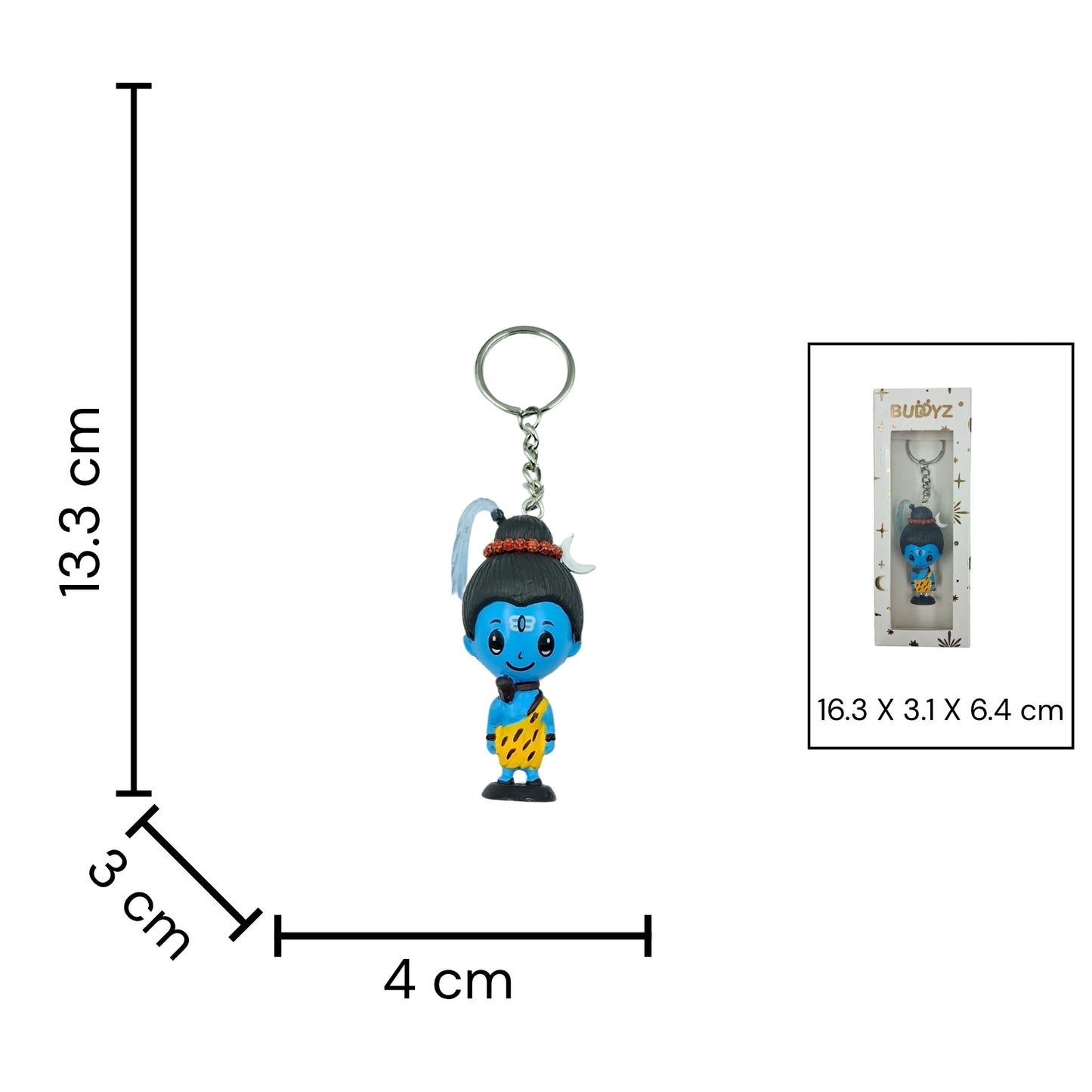 BABY SHIV SHANKAR - KEYCHAIN