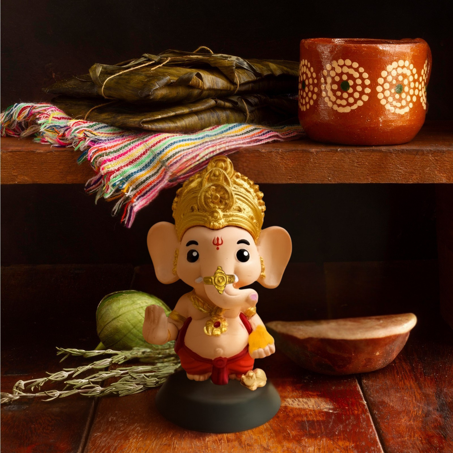 SHREE GANESHJI IDOL - SKIN TONE