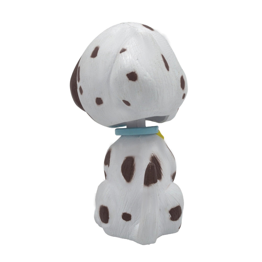 BOBBLEHEAD DOG - White & Brown