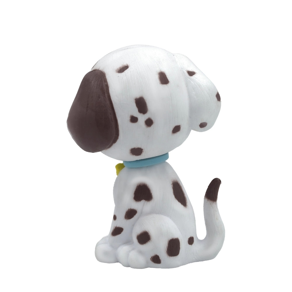 BOBBLEHEAD DOG - White & Brown