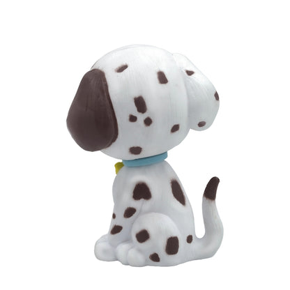 BOBBLEHEAD DOG - White & Brown