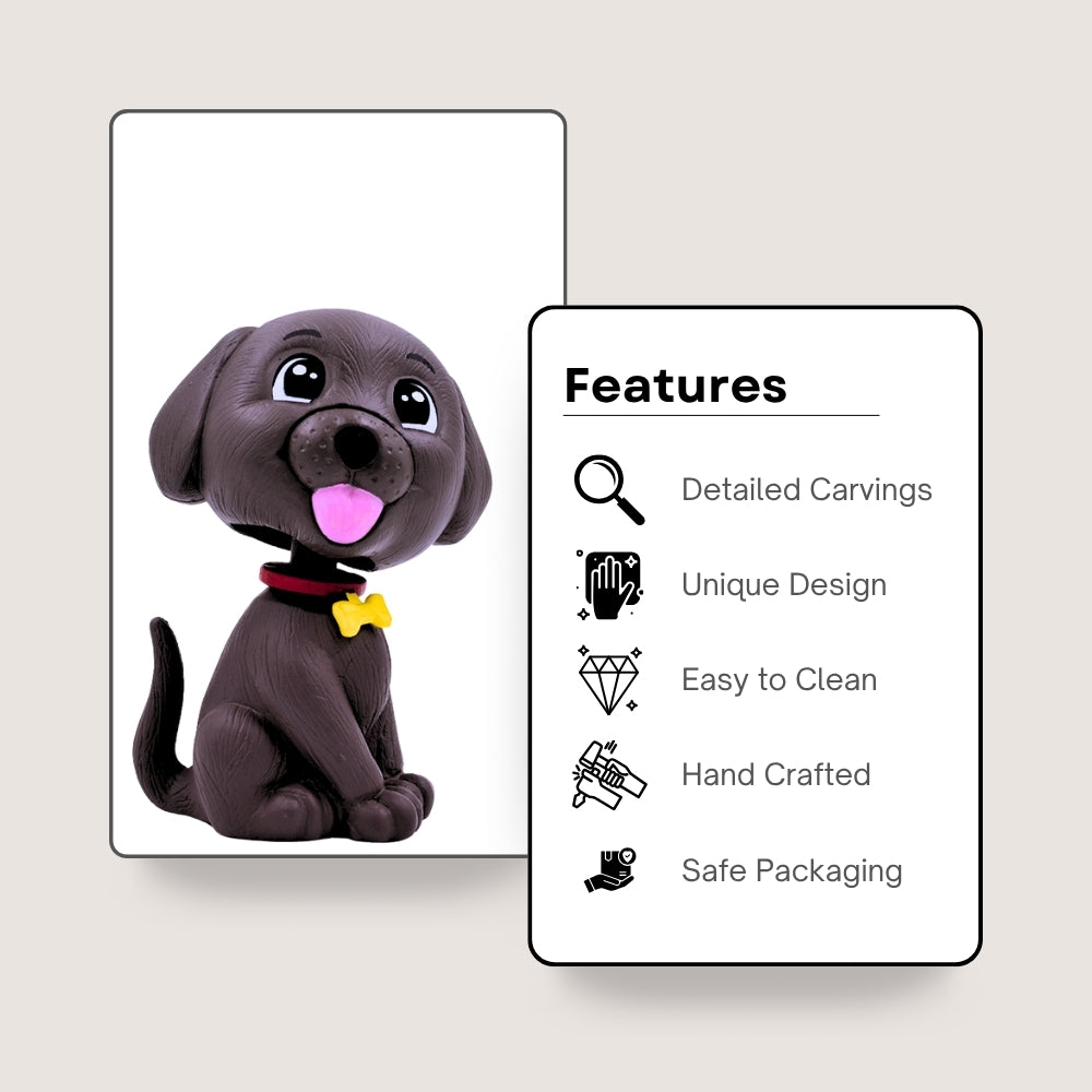 BOBBLEHEAD - DOG - Brown