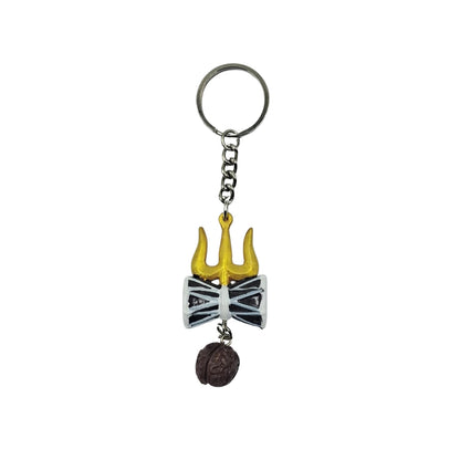 TRISHUL DAMRU - KEYCHAIN