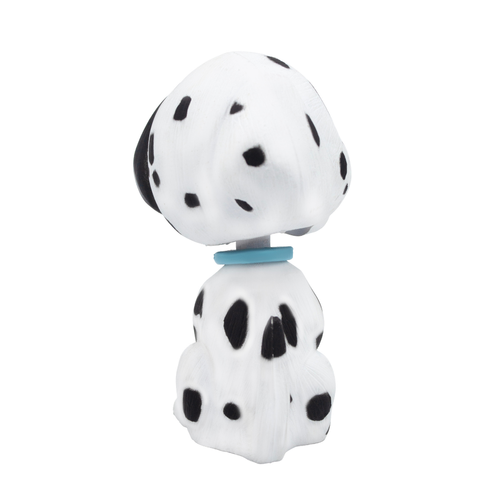 BOBBLEHEAD DOG - White & Black