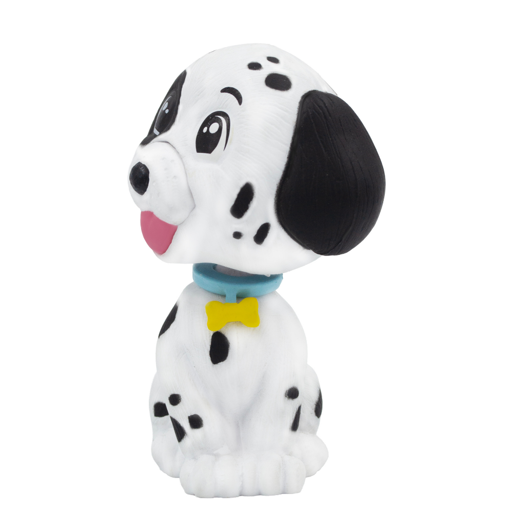 BOBBLEHEAD DOG - White & Black