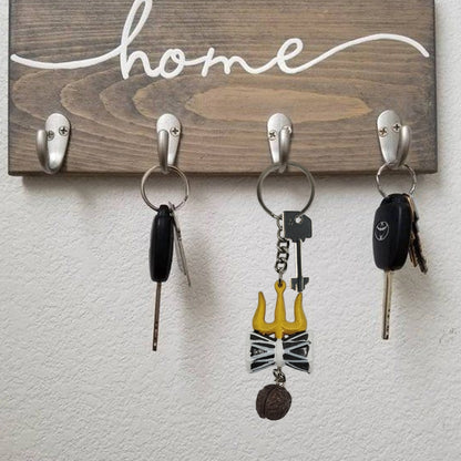 TRISHUL DAMRU - KEYCHAIN