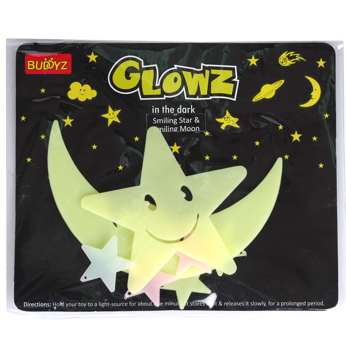 Glow In The Dark - Smiling Star & Smiling Moon