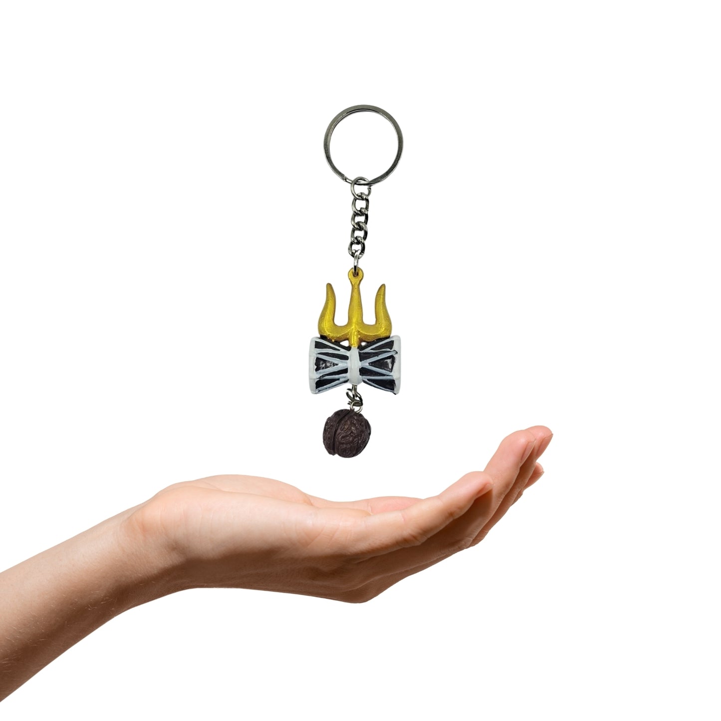 TRISHUL DAMRU - KEYCHAIN
