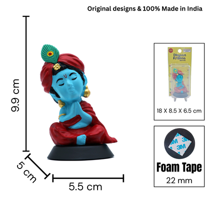 DHYAAN KRISHNA - BLUE TONE KRISHNA IDOL