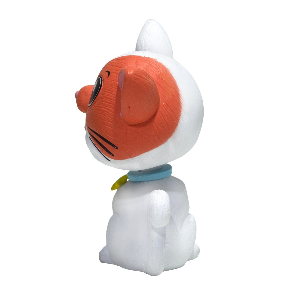 BOBBLEHEAD - CAT - White & Orange