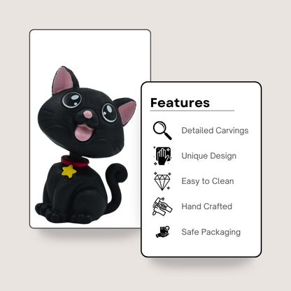 BOBBLEHEAD - CAT - Black