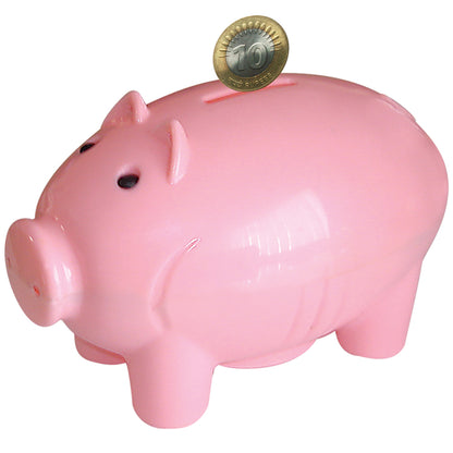 Cute colorful pig coin bank toy for kids