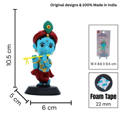 BHAKTI BANSIDHAR - BLUE TONE  KRISHNA IDOL