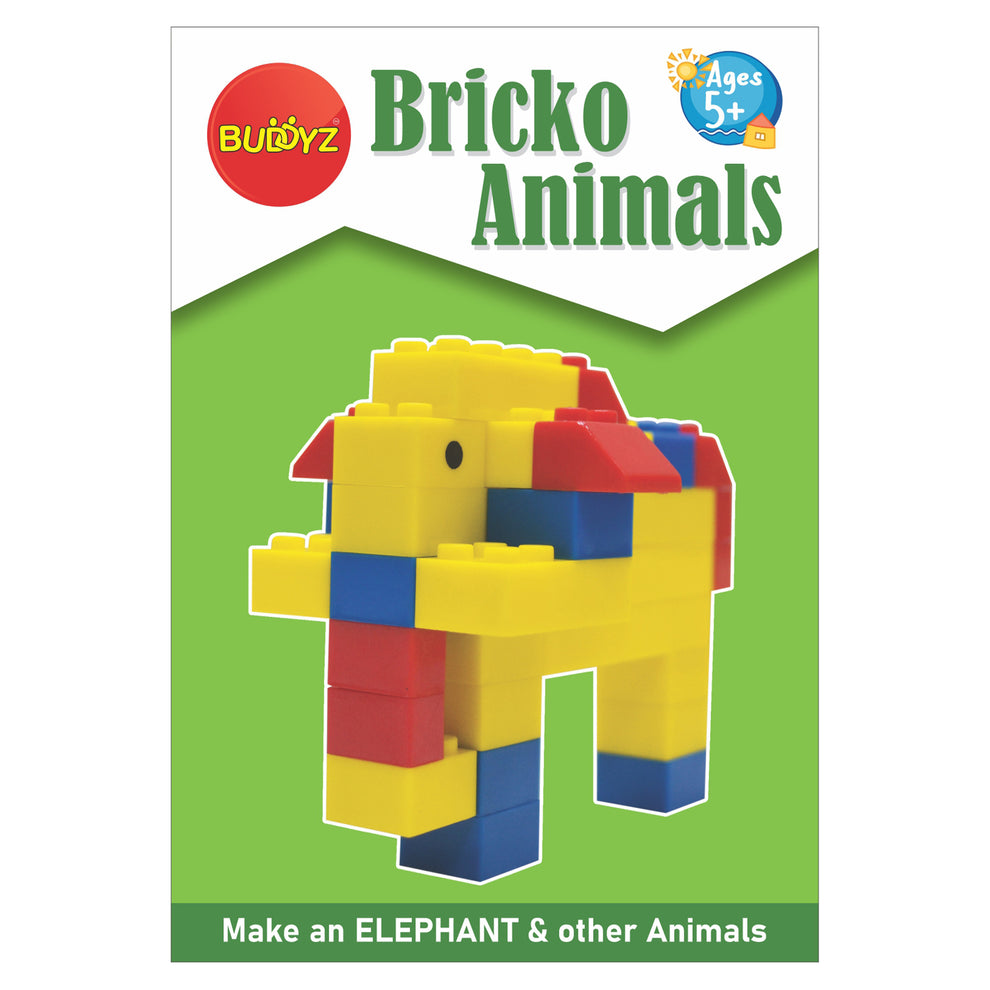 Bricko Animal Blocks- Elephant | Creative Toy by BUDDYZ – Buddyz