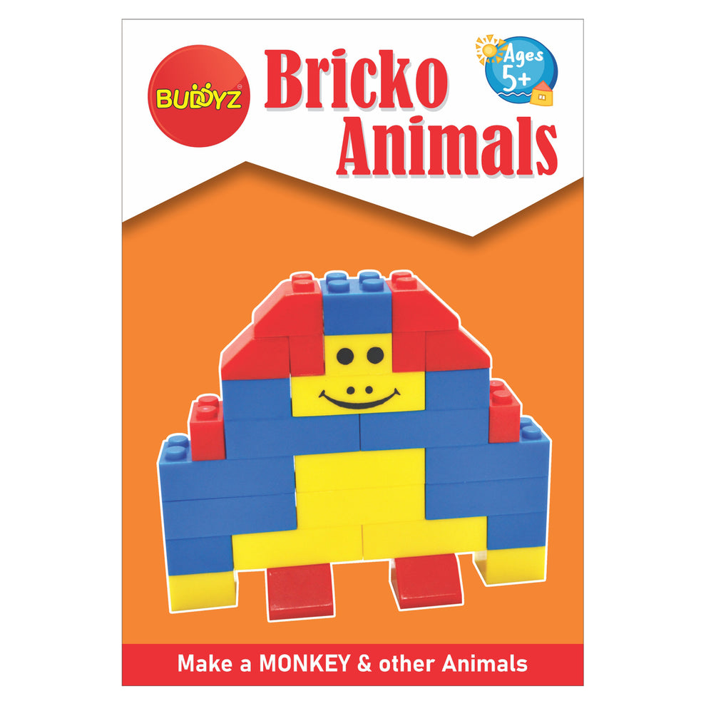 Bricko Animal Blocks- Monkey | Fun DIY Toy by BUDDYZ – Buddyz