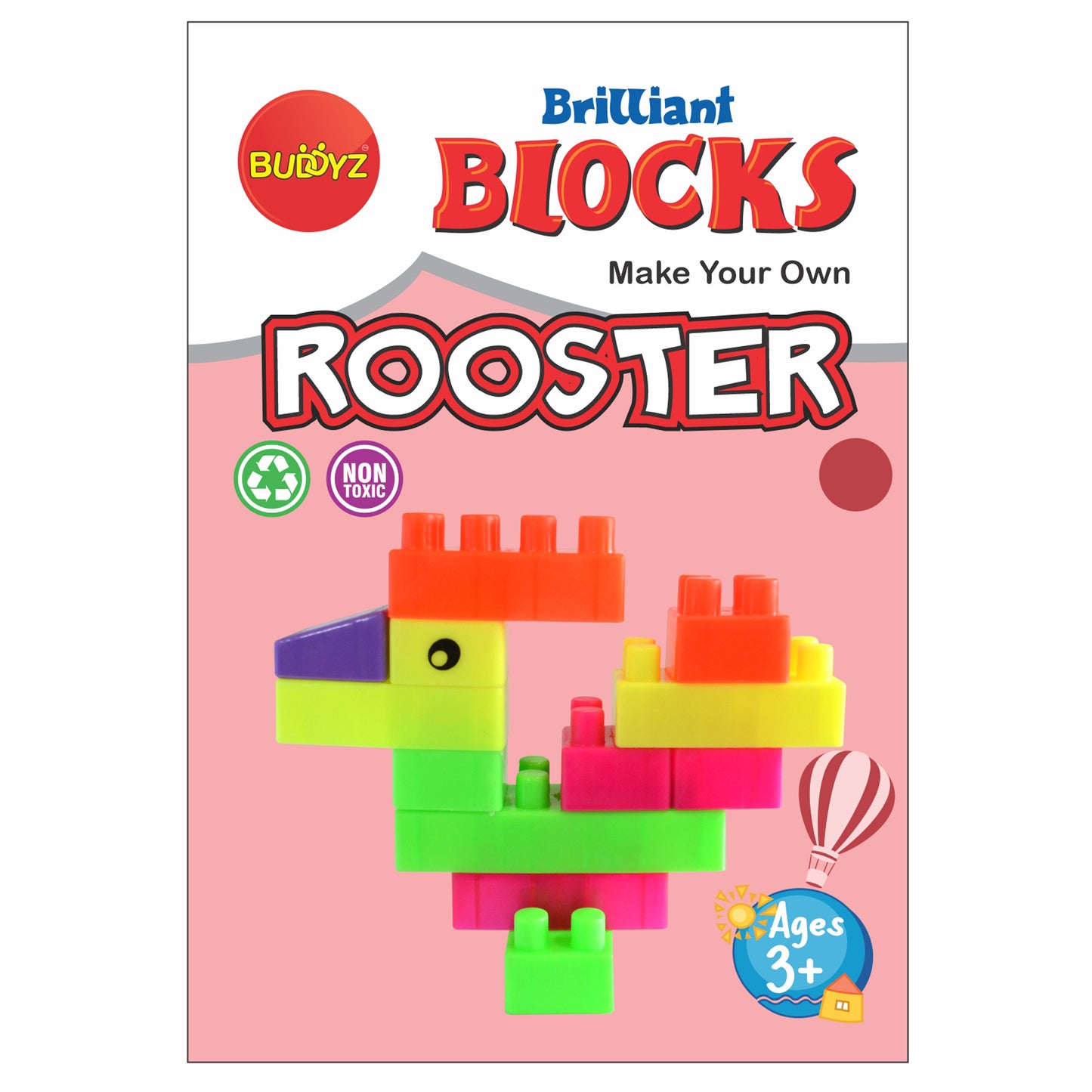 Brilliant Blocks - Rooster