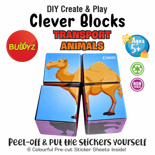 Clever Blocks - Transport Animals