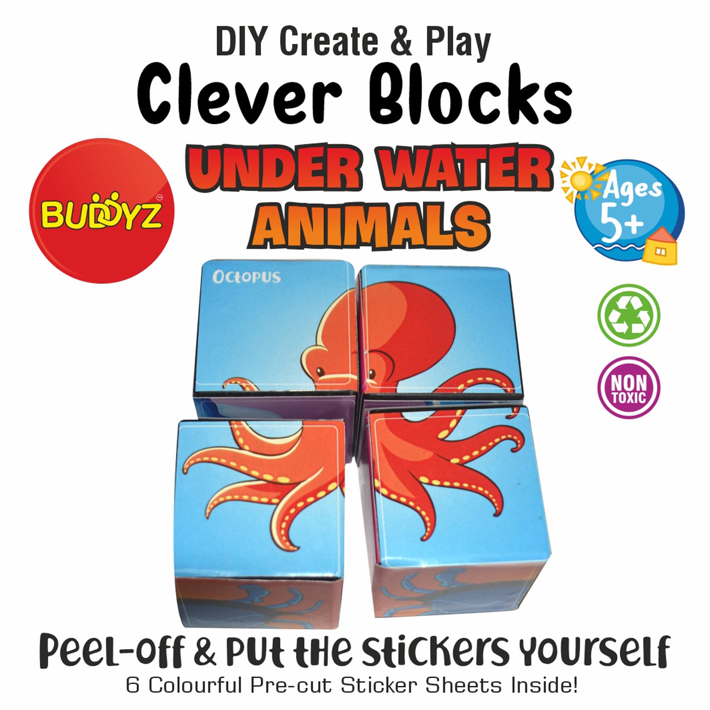 Clever Blocks - Under Water Animals