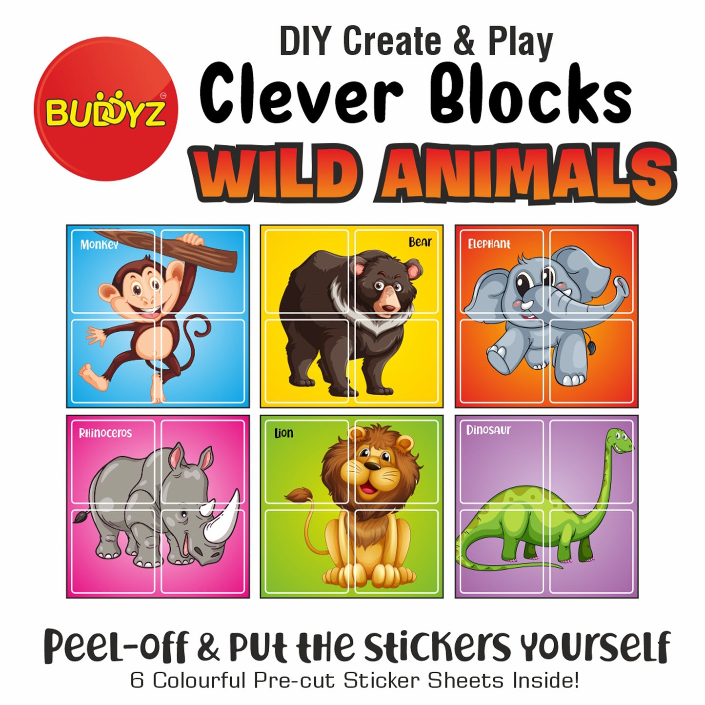 Clever Blocks - Wild Animals