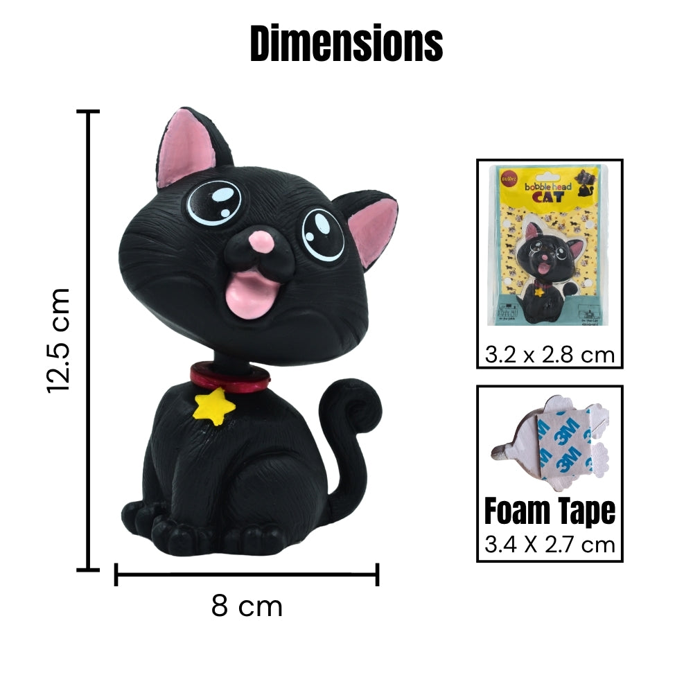 BOBBLEHEAD - CAT - Black