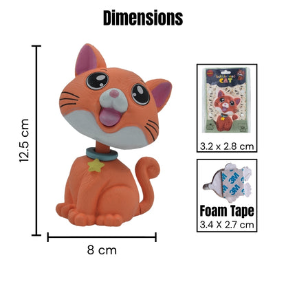 BOBBLEHEAD - CAT - Orange