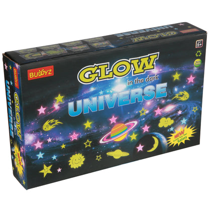 Glow in the dark universe stars and planets wall set