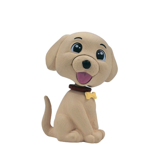 BOBBLEHEAD DOG - Beige/Golden