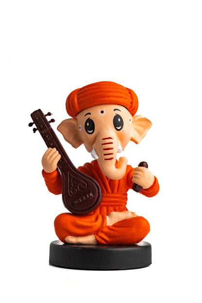 Bobblehead Sitting Ganeshji idol toy decor